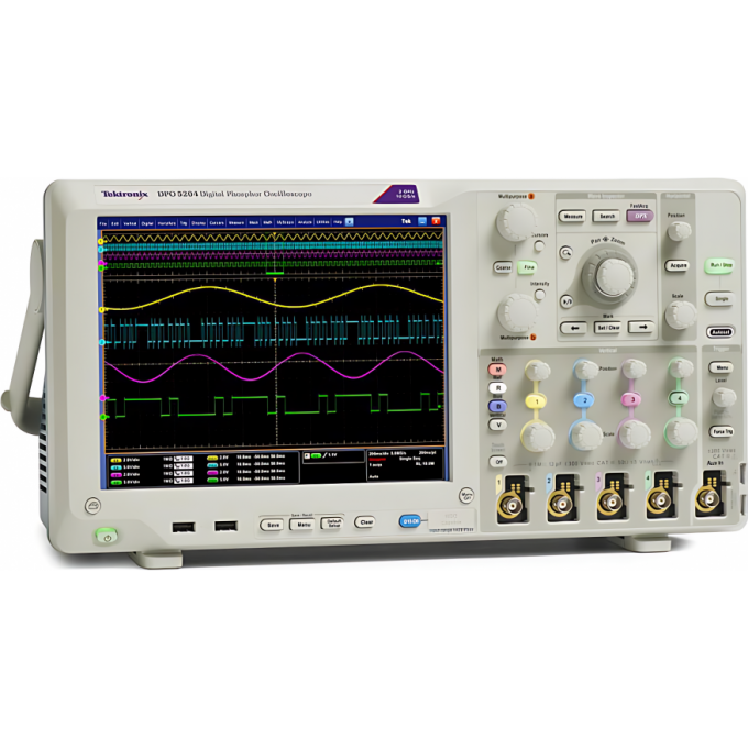 Цифровой осциллограф TEKTRONIX четырехканальный 2 ГГц 10 ГГц DPO5204B
