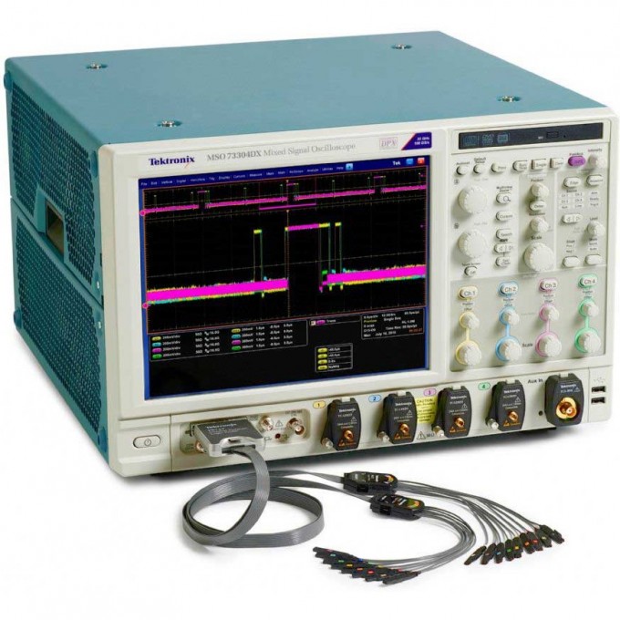 Осциллограф цифровой смешанных сигналов TEKTRONIX с полосой пропускания 23 ГГц MSO72304DX