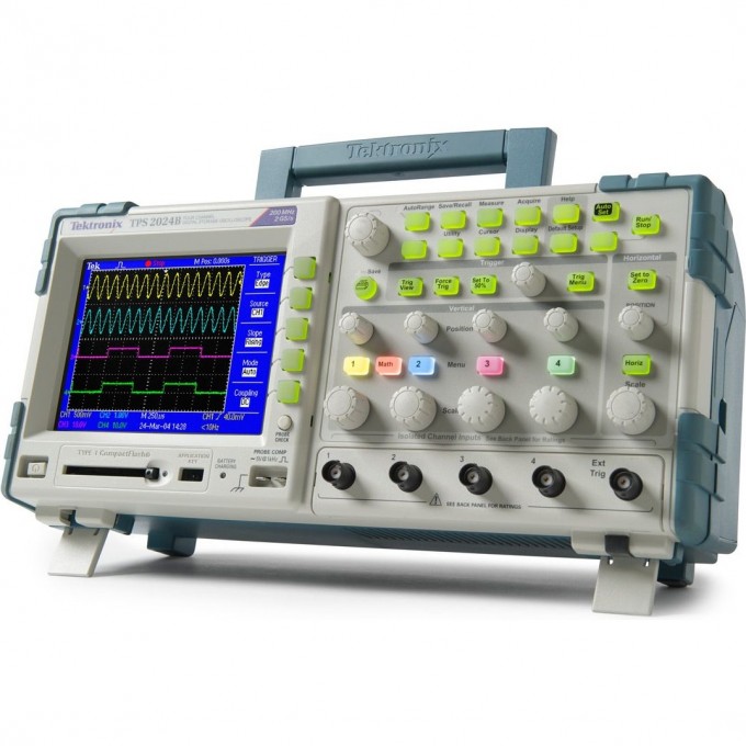 Осциллограф цифровой четырехканальный TEKTRONIX 200 МГц TPS2024B
